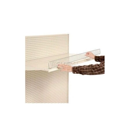 Lozier 48"L x 3"H Shelf Wire Front SWF43-ZNC